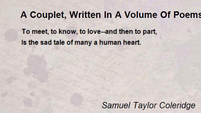 Or couplet Or couplet