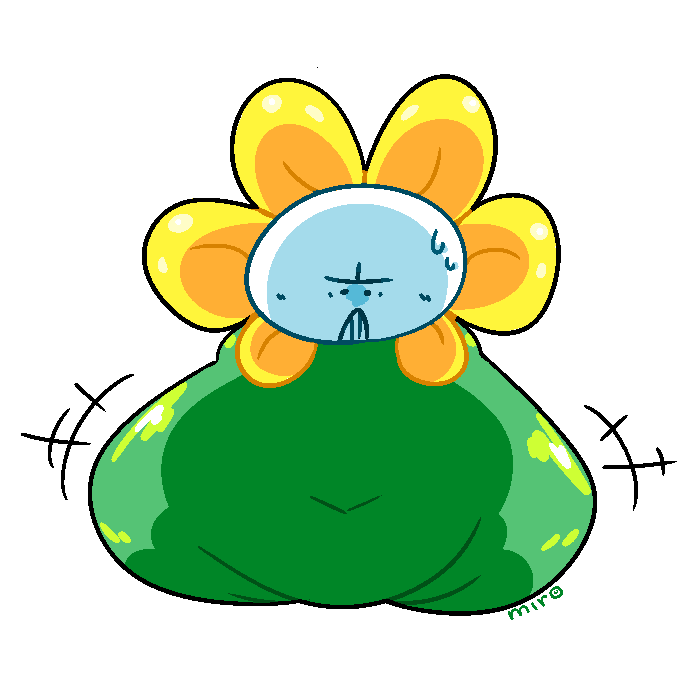 Funny flowery ha ha ha, Flowey funny, fun— Funny flowery ha ha ha, Flowey funny, fun—