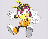 NO! he is SO cute! Espio: hes adorable but.. Vector: he's a little annoying X3