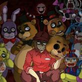 FNAF (Dark Red, Brown, Purple, Gold, and Yellow.)