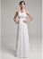 Empire Halter Floor-Length Chiffon Wedding Dress With Ruffle Beading Sequins