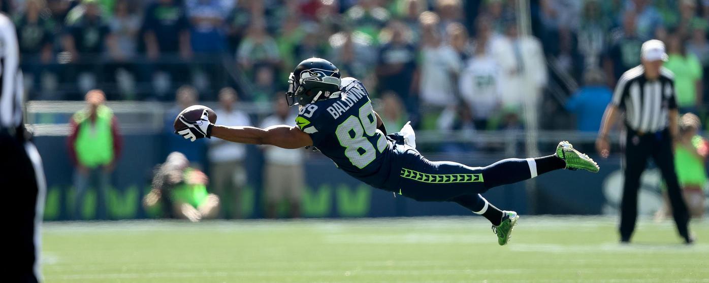 Doug Baldwin's diving one handed catch Doug Baldwin's diving one handed catch