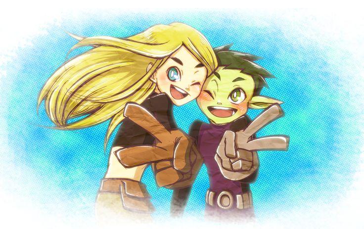 beast boy and terra beast boy and terra