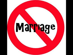 Never getting married Never getting married