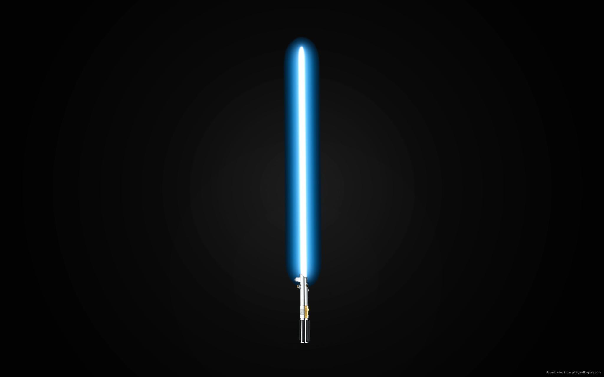 Blue lightsaber