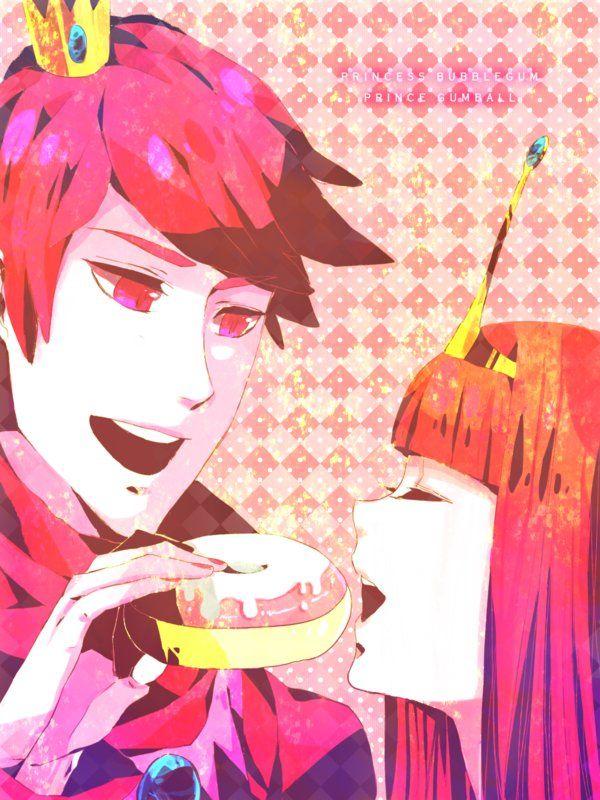 Princess Bubblegum and Prince Gumball