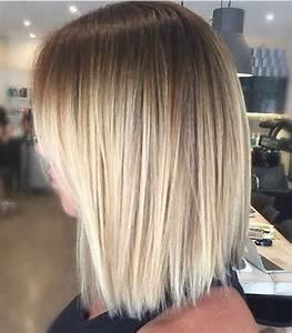 short straight blonde