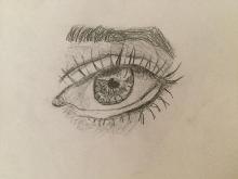 This realistic eye! (By me)