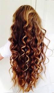 long curly brown