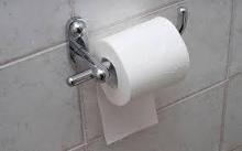 Toilet paper under