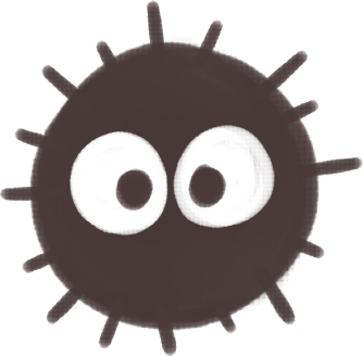 Soot Sprites from My Neighbor Totoro and Spirited away! Soot Sprites from My Neighbor Totoro and Spirited away!