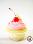 vanilla Cupcake with cherry on top