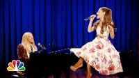 Jimmy Fallon & Ariana Grande Sing Broadway Versions of Rap Songs (Late Night with Jimmy Fallon)