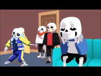 a shitty video with the Sans - Undertale MMD