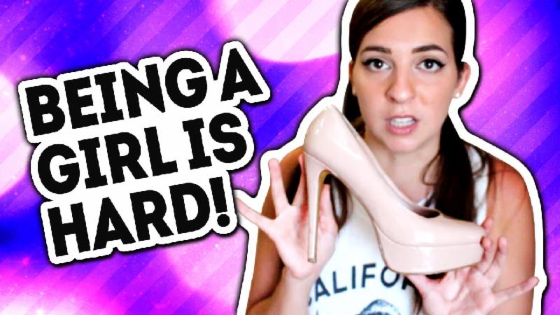 BEING A GIRL IS HARD BEING A GIRL IS HARD