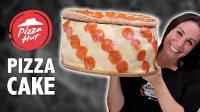 DIY GIANT PIZZA CAKE ? ?