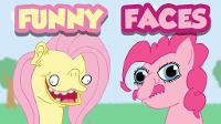 Pinkie Pie and Fluttershy - Funny Faces (Reupload)