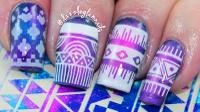 Aztec Galaxy Nail Art Tutorial