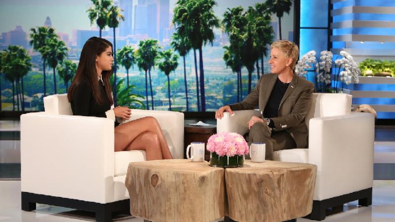Selena Gomez Catches Up with Ellen Selena Gomez Catches Up with Ellen