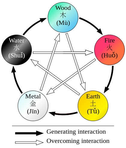 Which element are you from the Wu Xing