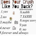 Does your crush like you back? (4)