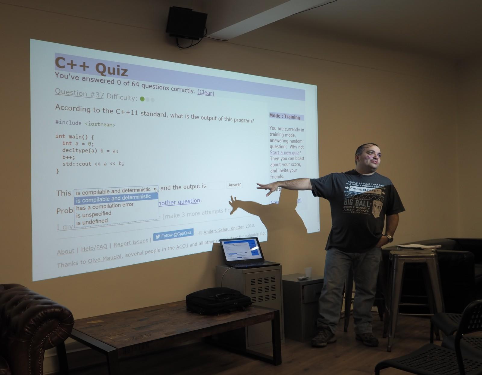 C++ Quiz C++ Quiz