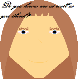 Do you know me as well as you think? (1)