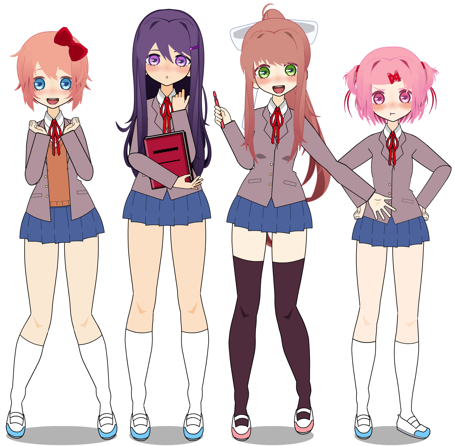 doki doki literature club dolls