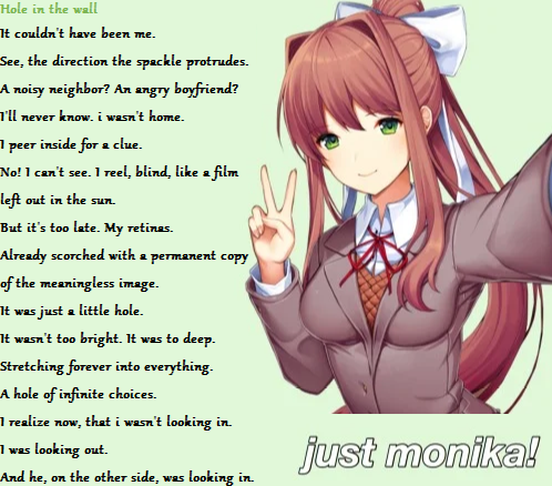 Just Monika - Scored Quiz