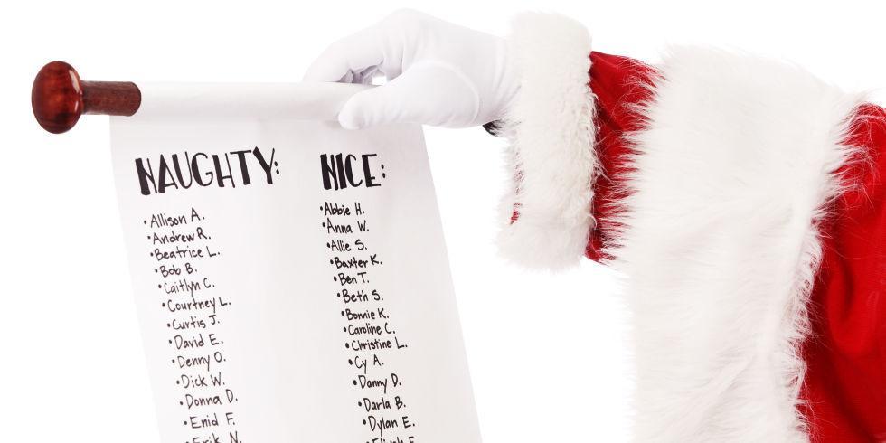 are you on the naughty or nice list ?