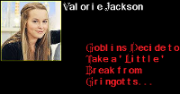 Valorie Jackson. (Gryffindor)