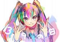 Rainbow Miku!
