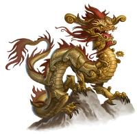 Dragon of gold