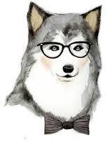 nerd wolf