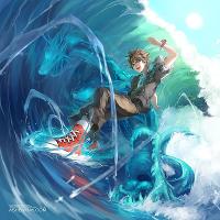 The blue dragon (girl)