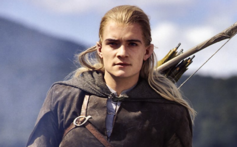 What Does Legolas Say When he is Standing On the Rock?