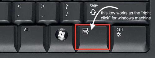 What is the function of the right-click button on a mouse?