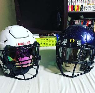 What is the purpose of a football visor?