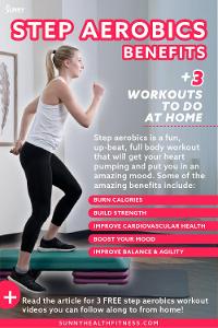 What is the recommended duration for a step aerobics session?
