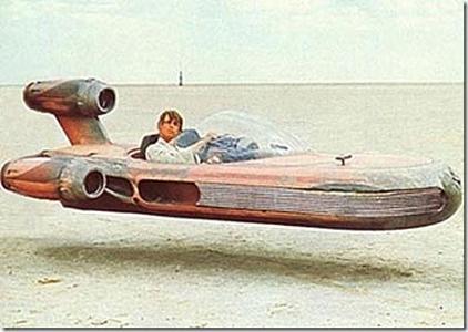 How many people can a Landspeeder hold?