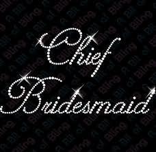 you've been asked to be a chief bridesmaid you wear