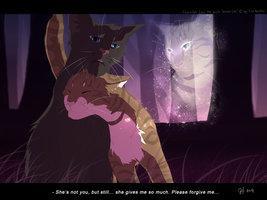 Who was Crowfeather's love before Leafpool? Capital for name