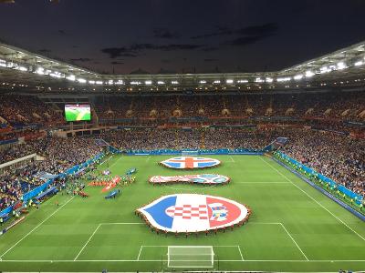 Which stadium hosted the FIFA World Cup final in 2018?