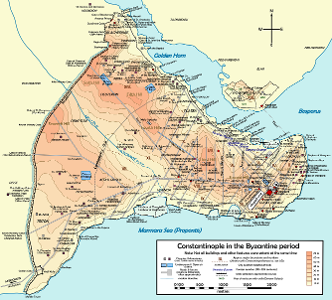 Which powerful Islamic empire posed a major threat to the Byzantine Empire?