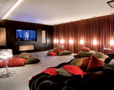 We decide to watch a movie. This is my lounge room. What do you do?