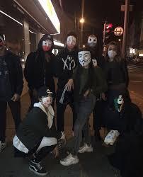 do i walk around wearing masks at night and scaring other teens at the park with my buds?