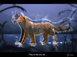 Who has the vision that Brambleclaw and Squirrelflight are meant for each other? Capital for name
