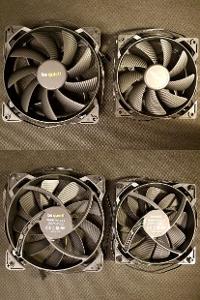 Which type of air flow is more efficient inside a computer case?