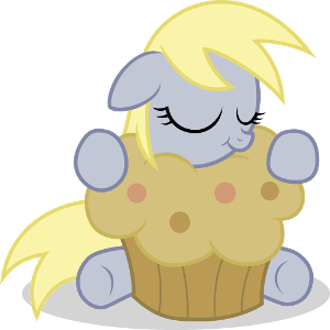 What is the name of this pony who loves muffins? (Real name)