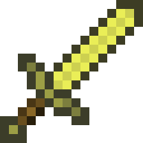 what mob holds a golden sword?